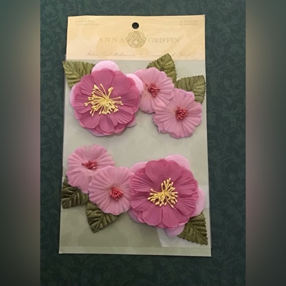 Rare Vintage Anna Griffin Fabric Embellishments Carolina Collection - Picture 1 of 4